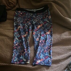 Soffe Dri Multicolor Patterned Leggings/yoga pants
